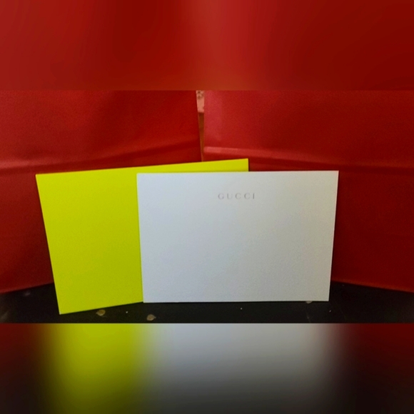 AUTHENTIC GUCCI Blank Card - Picture 2 of 2